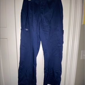 XL petite navy cherokee workwear scrub pant